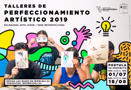 BAJ RM abre postulaciones a los Talleres de Perfeccionamiento Artístico 2019