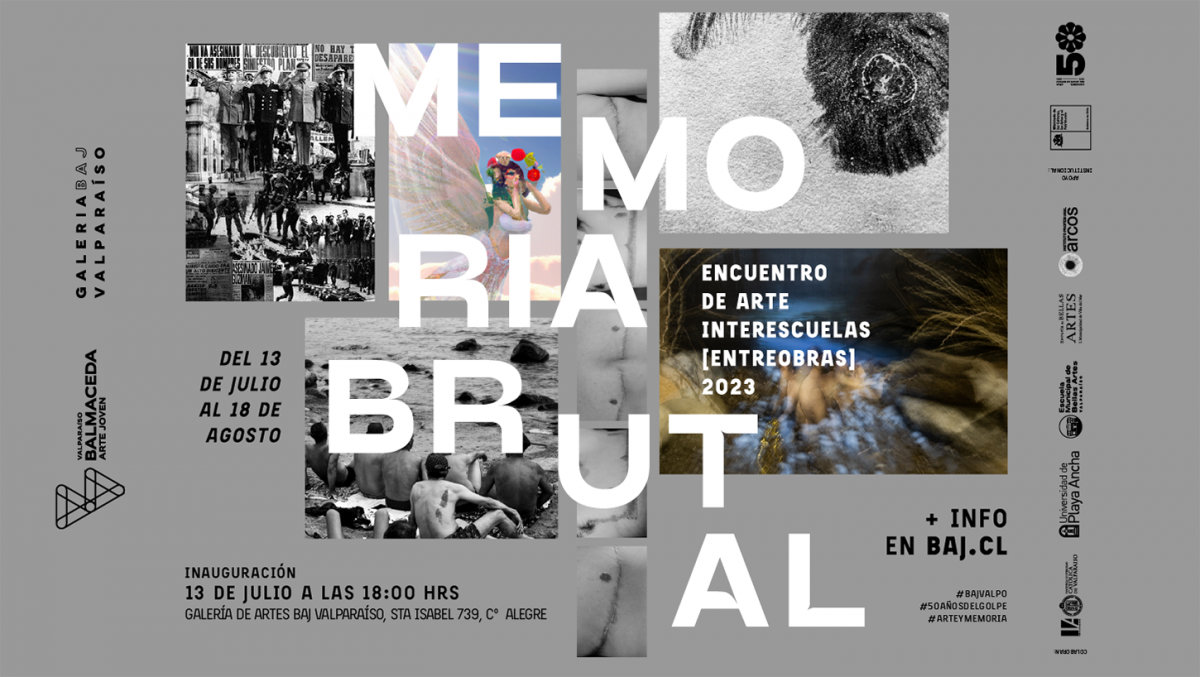 NUEVA INAUGURACIÓN EN GALERÍA DE ARTES BAJ VALPO: MEMORIA BRUTAL