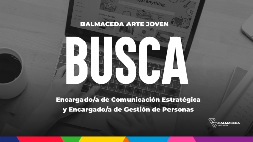 [CONVOCATORIA CERRADA]¡Trabaja en Balmaceda Arte Joven Nacional!