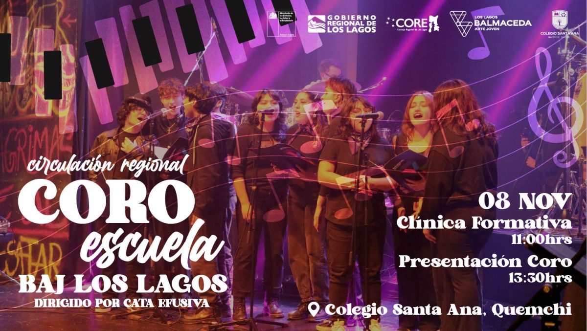 Quemchi es la primera parada del Coro Escuela BAJ Los Lagos en Gira Artística