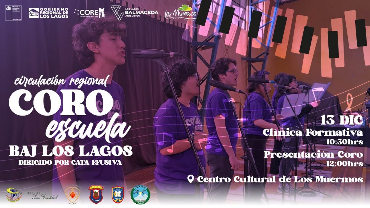 Finaliza Gira de Coro Escuela BAJ Los Lagos en comuna Los Muermos